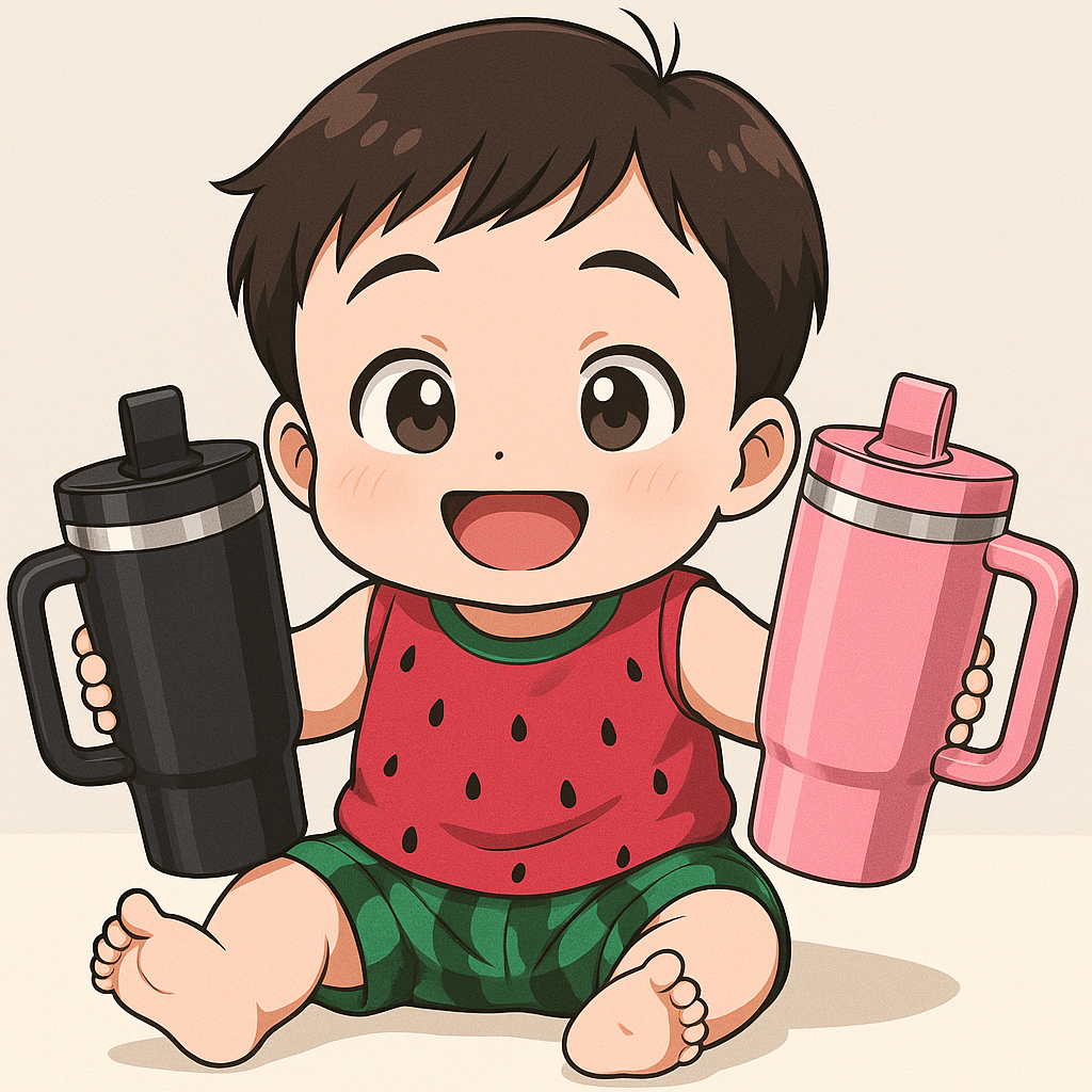スタンレータンブラーと赤ちゃん